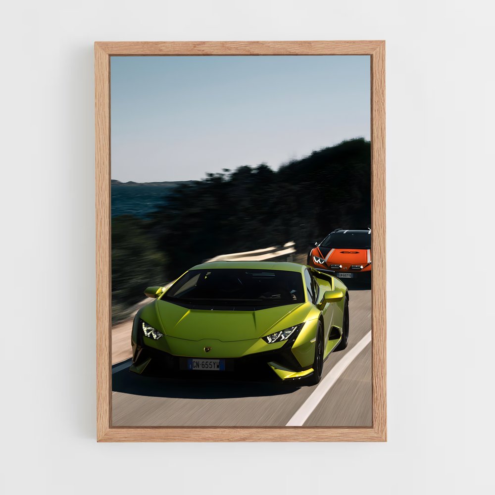 Poster Route des Titans – affiche Lamborghini (vue 4)